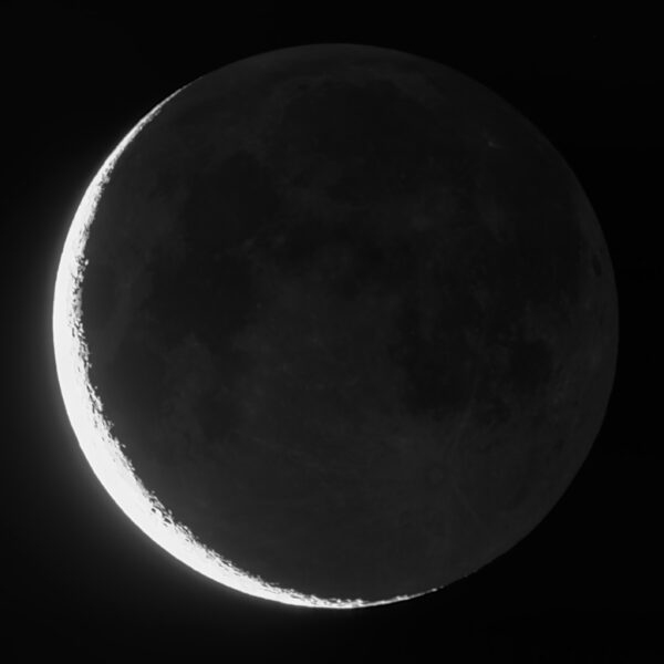 Erdlichtmond & (beinahe) Vollmond