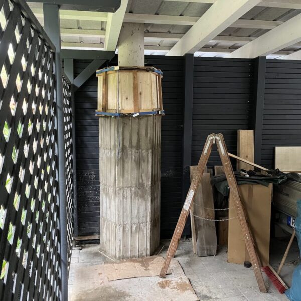 Welchen Durchmesser sollte eine 3m Betonsäule für ein Teleskop haben?