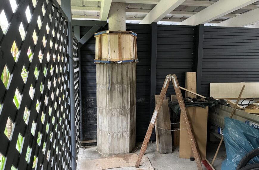 Welchen Durchmesser sollte eine 3m Betonsäule für ein Teleskop haben?