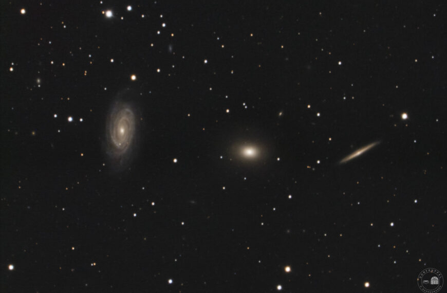 Draco-Triplett – NGC 5985, NGC 5982 und NGC 5981