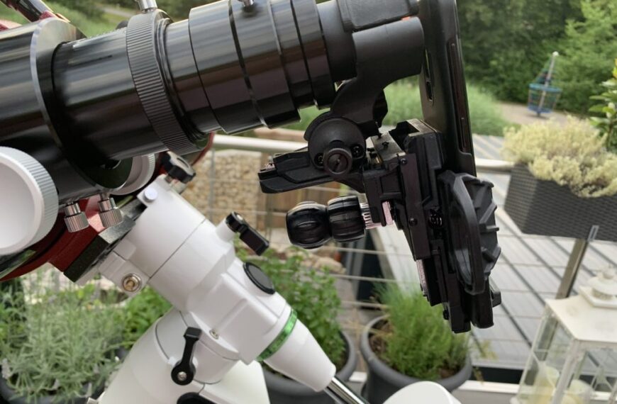 Celestron NexYZ vs. No-Name Handy Teleskop Halterung
