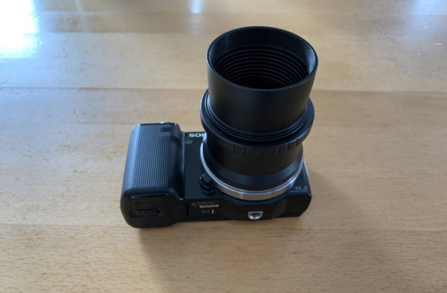 Meine Standard Sony Nex-5 Systemkamera für die Astrofotografie nutzen