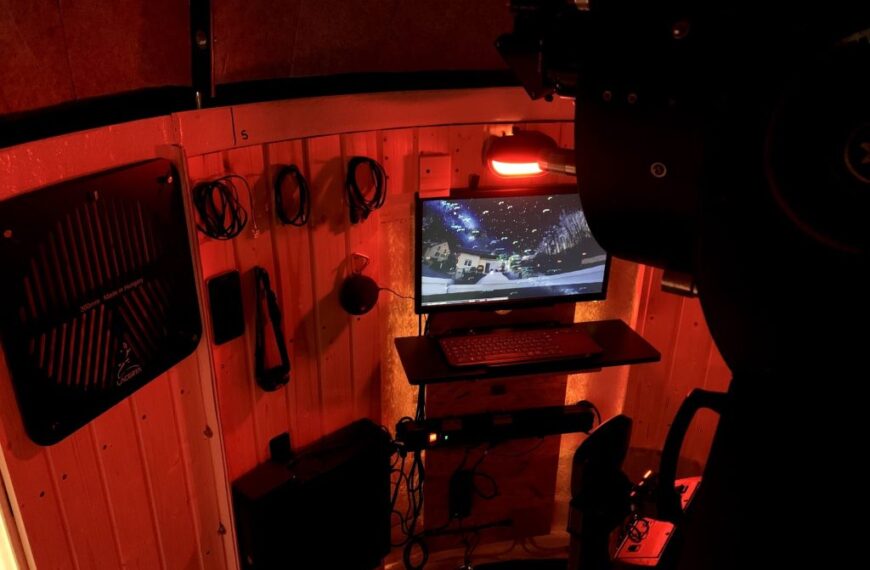 Das Feintuning in der Gartensternwarte