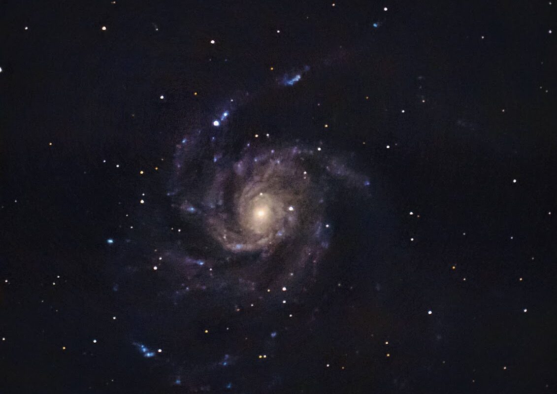 Messier-101 – Feuerrad-Galaxie