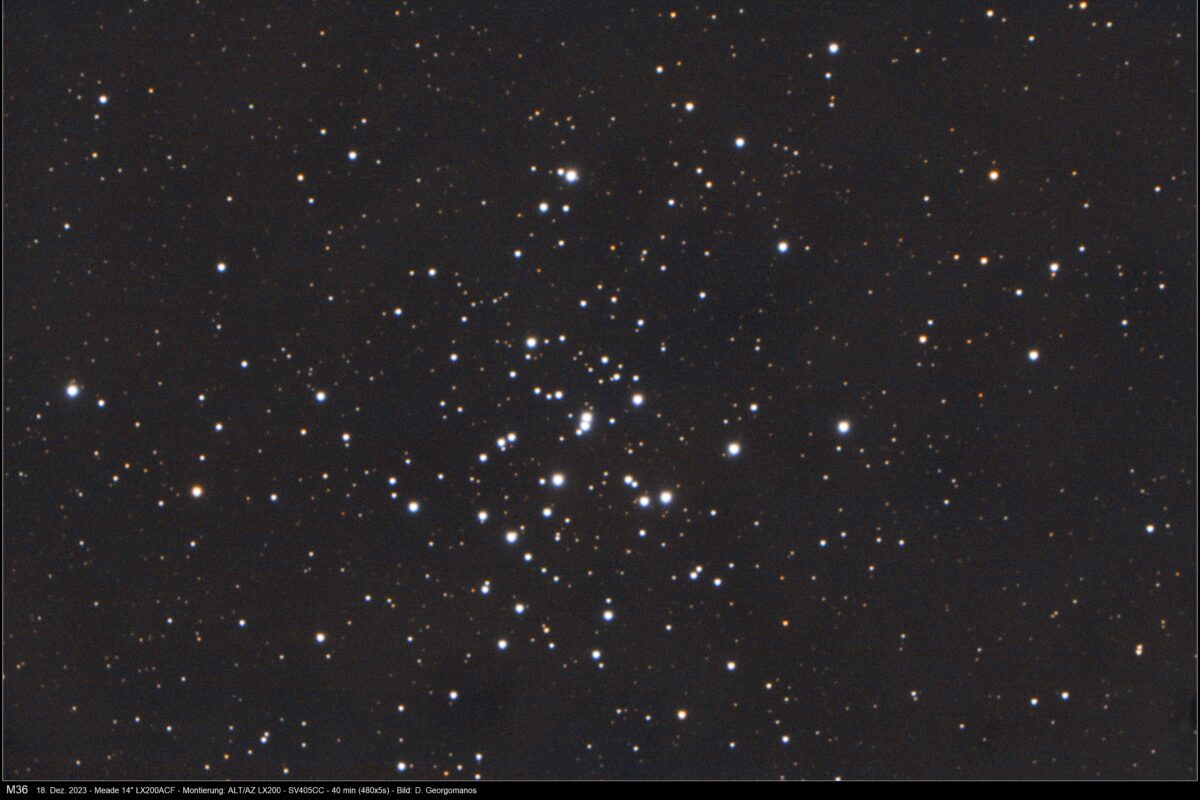 Messier 36 – Pinwheel Cluster