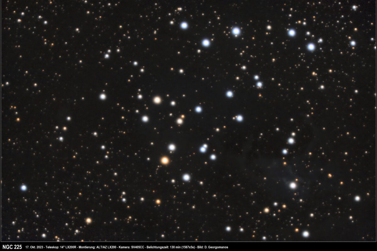 NGC 225 – Segelboot Haufen