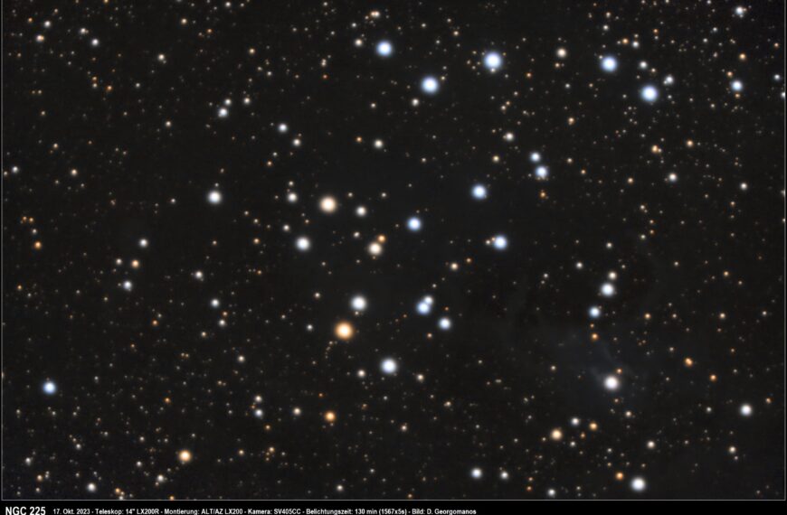 NGC 225 – Segelboot Haufen