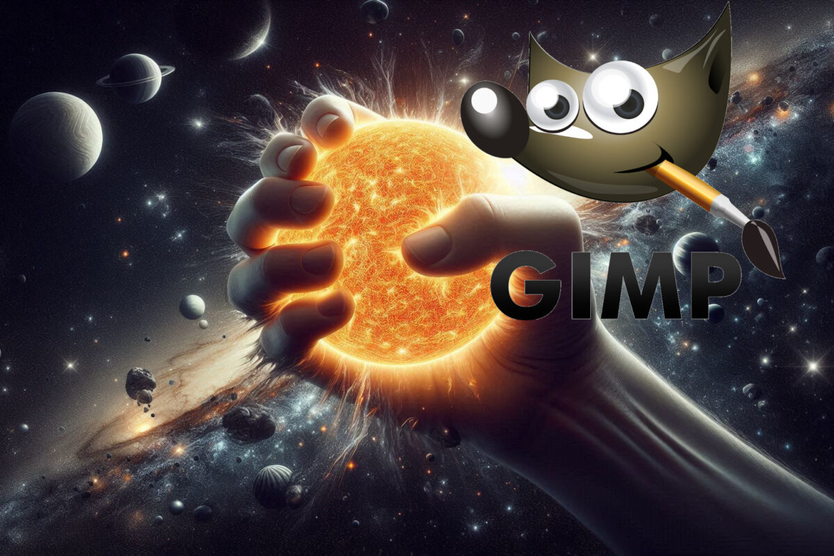 Sterne verkleinern in Gimp