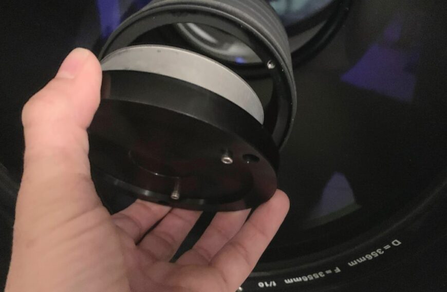 Reparatur eines lockeren Fangspiegels am 14 Zoll Meade LX200 (Schmidt-Cassegrain)