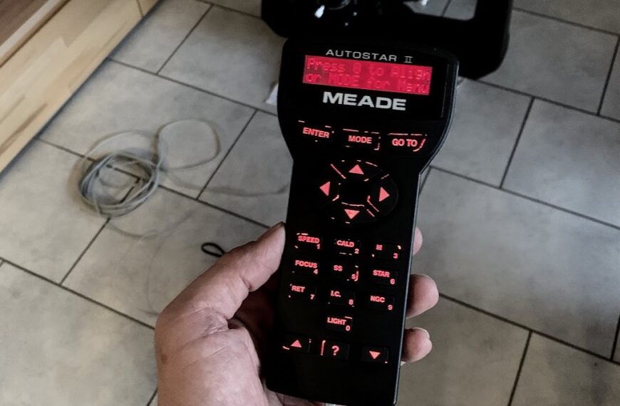 Einstieg Meade LX200GPS – Betreute Einführung und erste Einstellungen