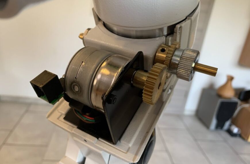 Endlich scharfe Astrofotos: Das Skywatcher EQ-5 Motorset und mein Weg zum Autoguiding