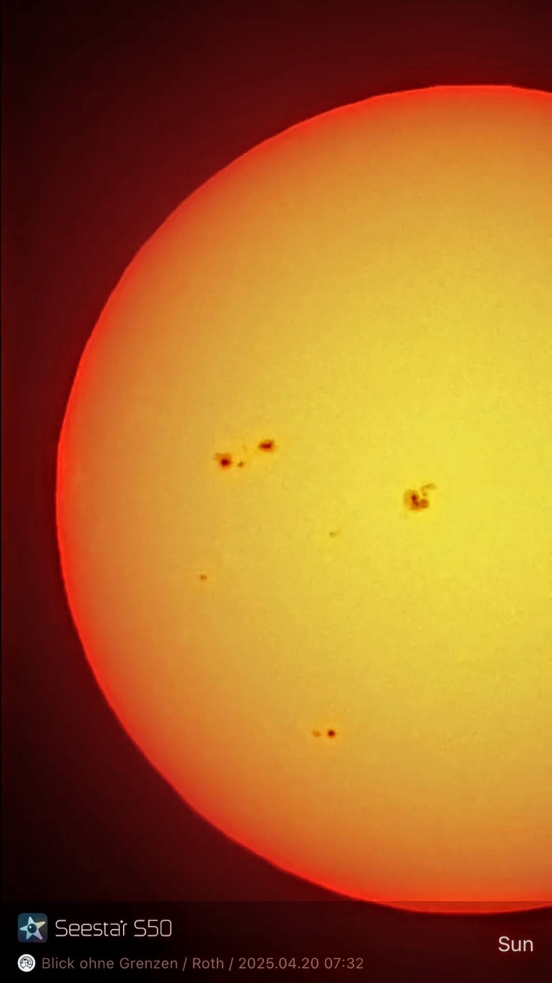 Sonne – (Seestar)