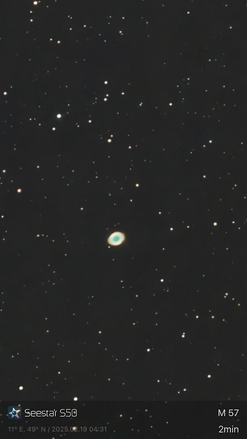 M 57 – Ringnebel (Seestar)
