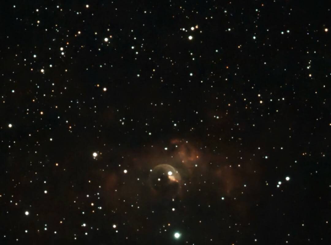 NGC 7635 – Blasennebel mit offener Sternhaufen (Seestar)