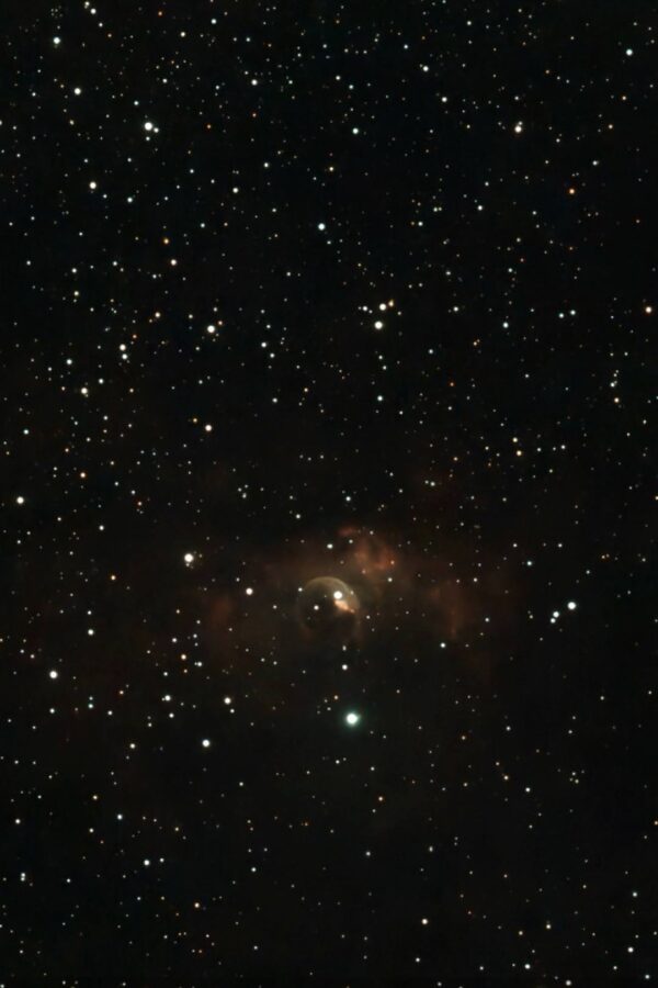 NGC 7635 – Blasennebel mit offener Sternhaufen (Seestar)