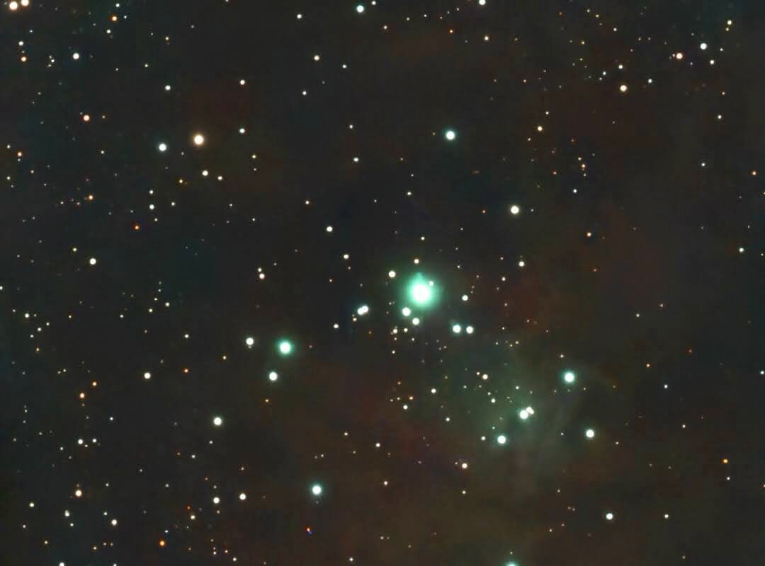 NGC 2264 / SH 2-273 – Weihnachtsbaum-Sternhaufen + Konusnebel (Seestar)