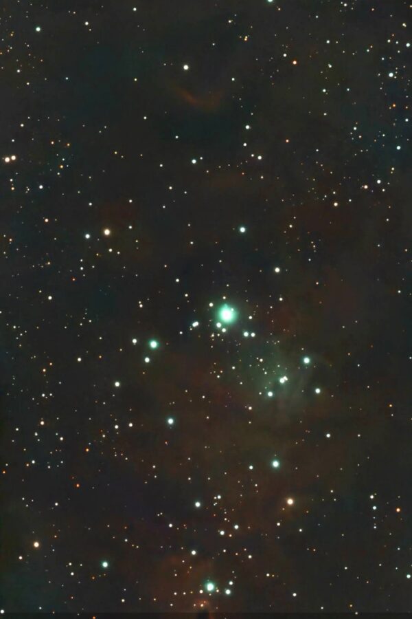 NGC 2264 / SH 2-273 – Weihnachtsbaum-Sternhaufen + Konusnebel (Seestar)