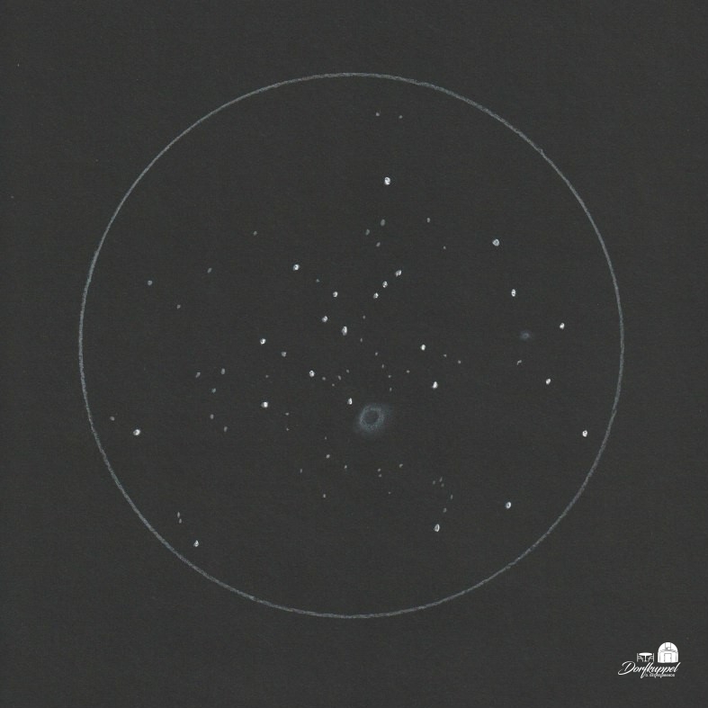 M 46 – Ein offener Sternhaufen mit planetarischen Nebel
