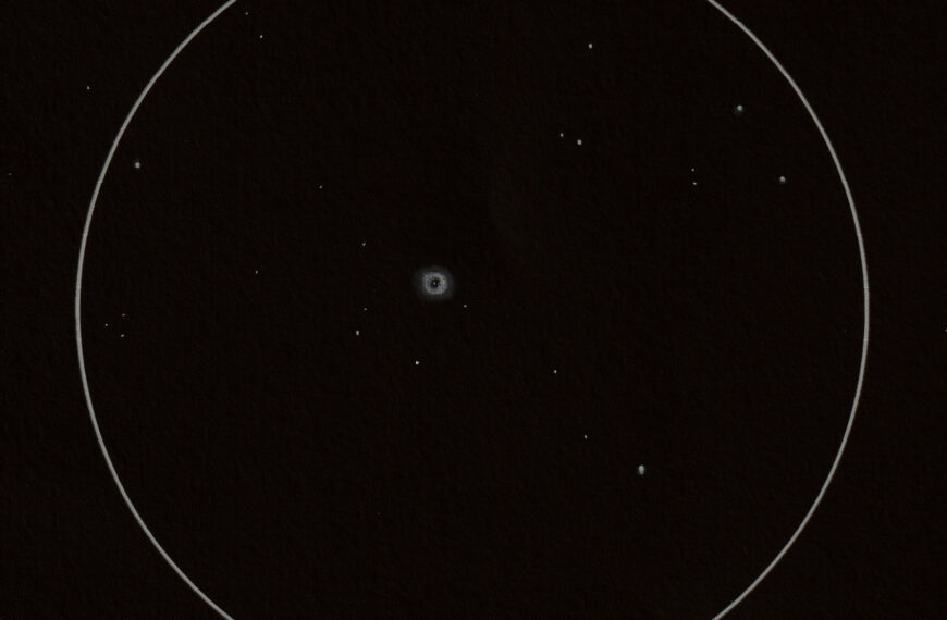 NGC 7662 – Blauer Schneeball, für kurze Zeit perfektes Seeing
