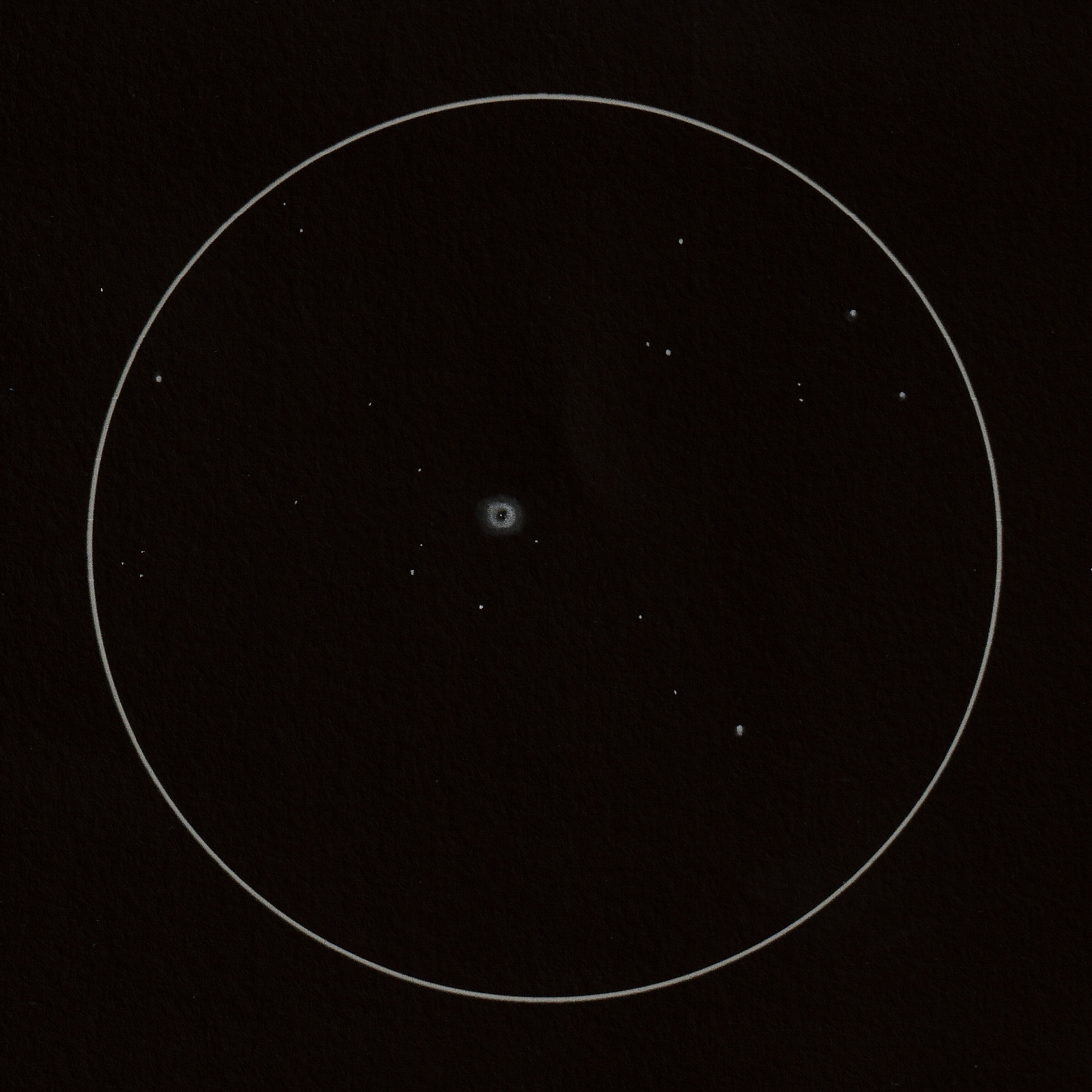 NGC 7662 – Blauer Schneeball, für kurze Zeit perfektes Seeing