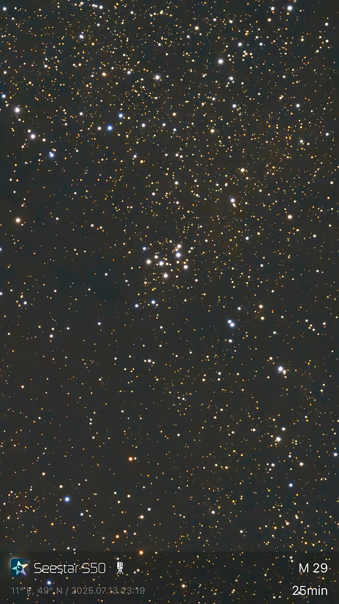 M 29 – Der Kühlturm (Seestar)