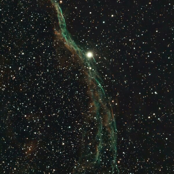 NGC 6960- Der westliche Teil des Cirrusnebel (Seestar)