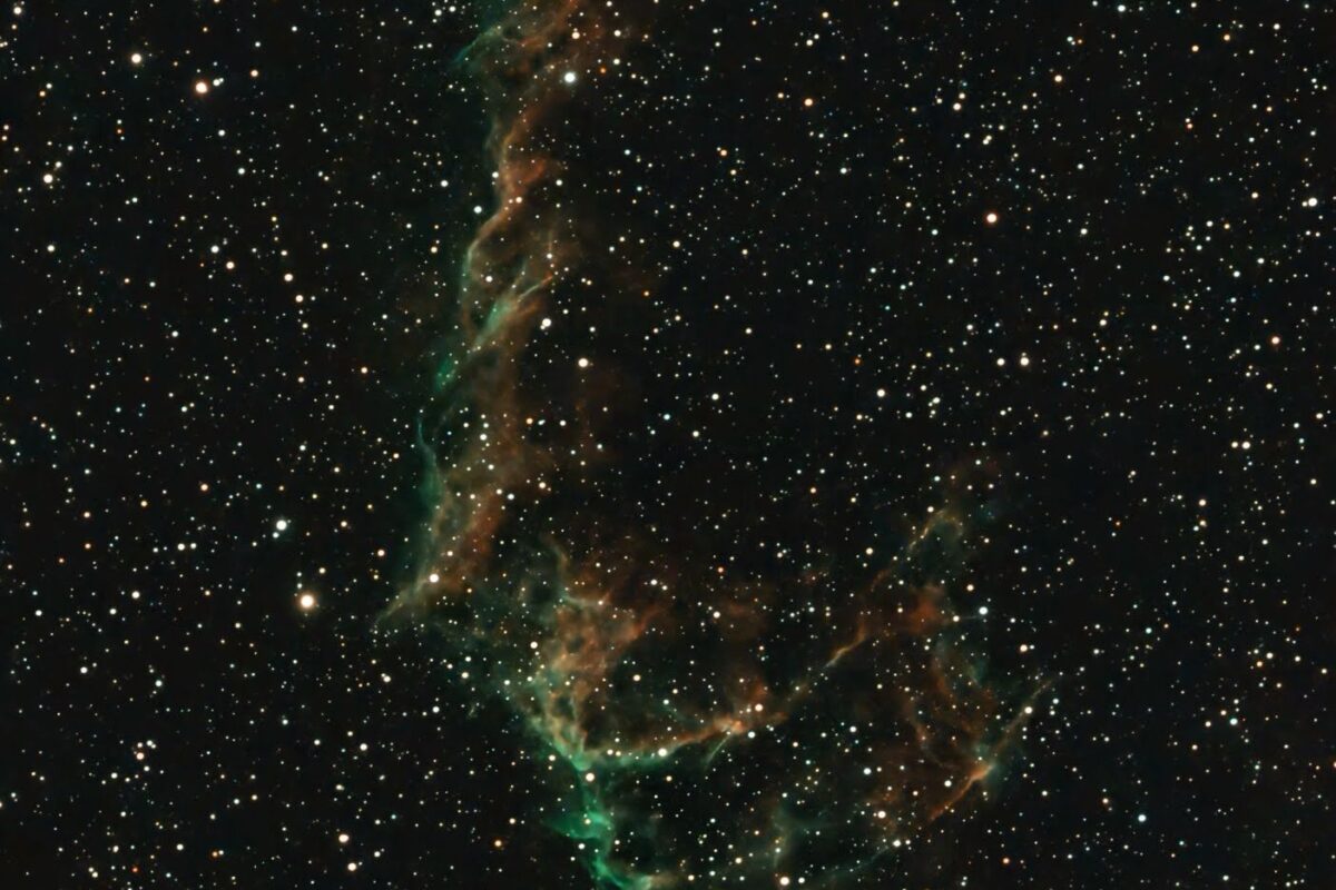 NGC 6992 – Der östliche Teil des Cirrusnebel (Seestar)