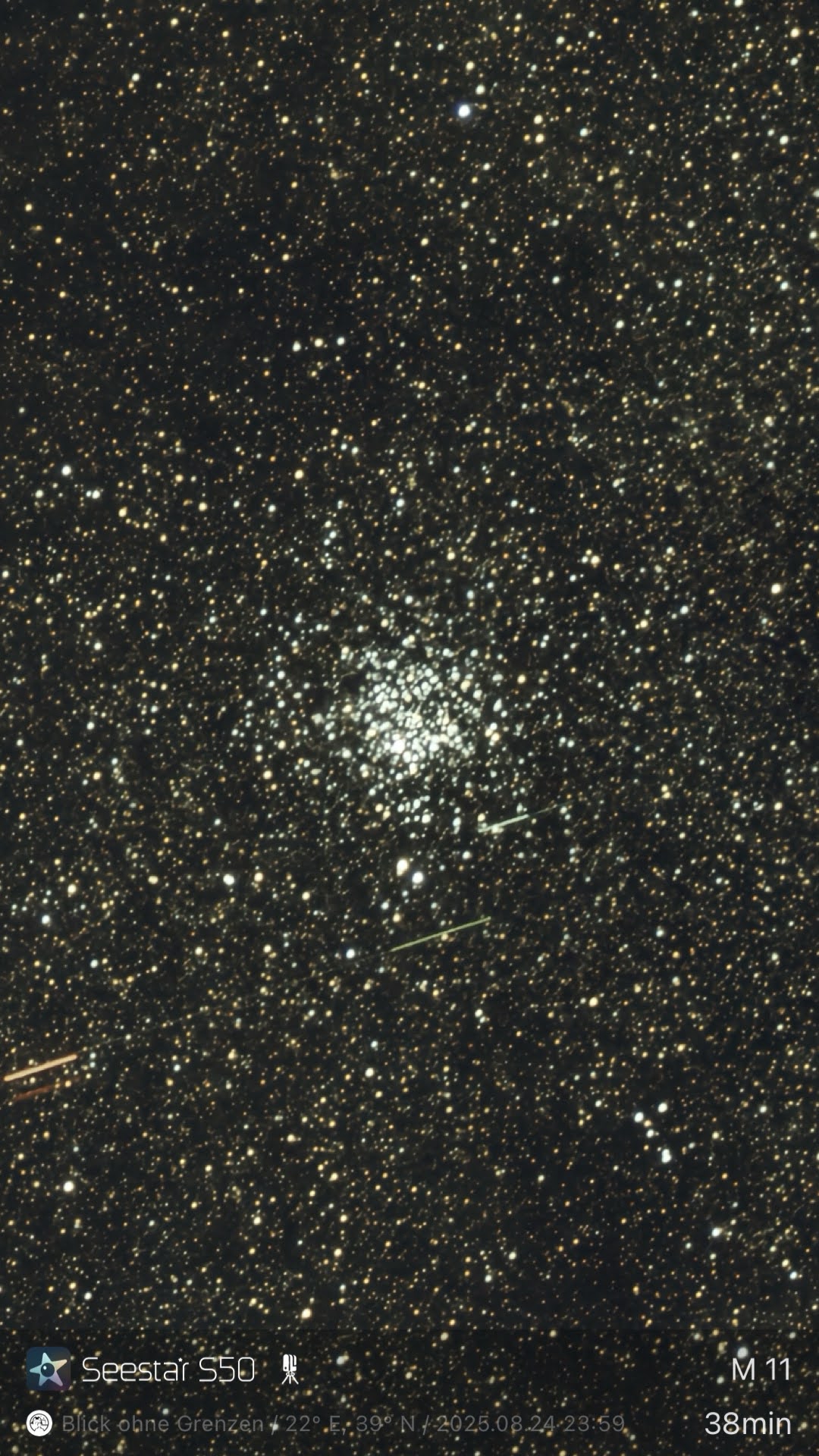 M 11 – Wildentenhaufen (Seestar)