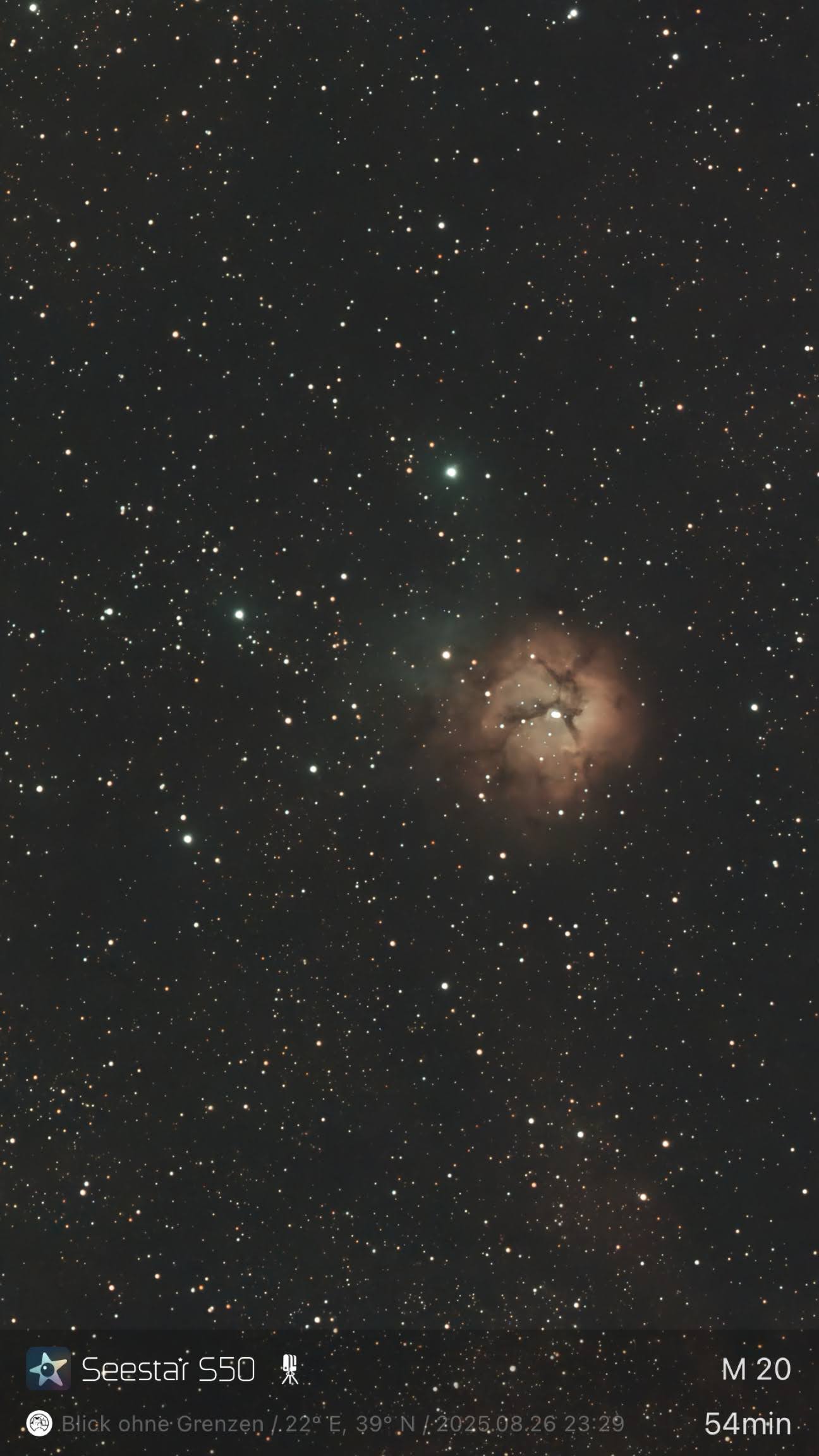 M 20 – Trifidnebel (Seestar)