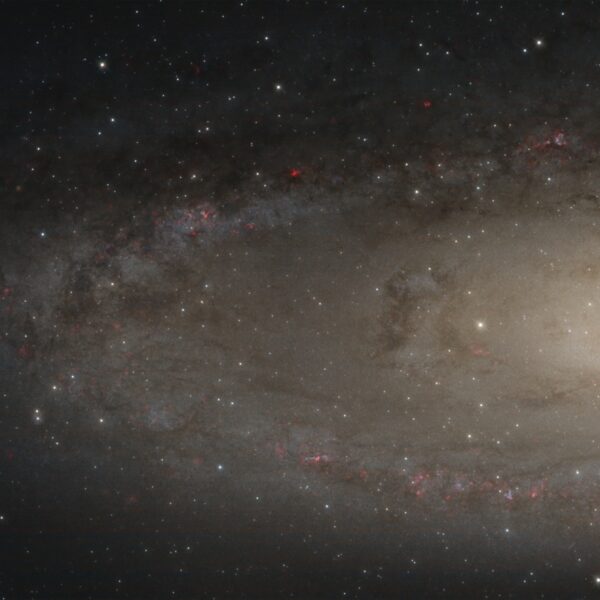 Messier 31 – Hα-Emissionsgebiete…