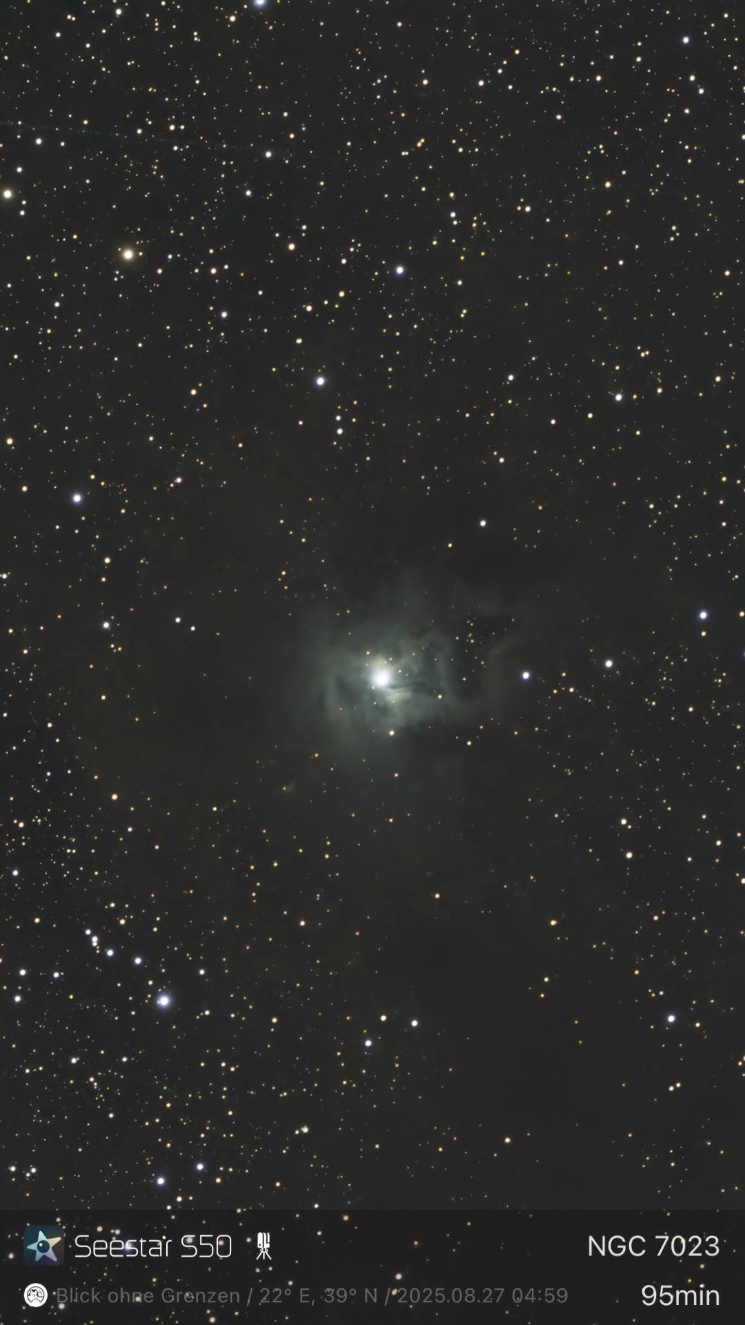 NGC 7023 – Irisnebel (Seestar)