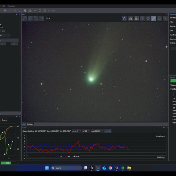 Operation Kometen-Stacking: Scheitern oder Sensation? C/2025 A6 (Lemmon) wartet auf seine Bearbeitung