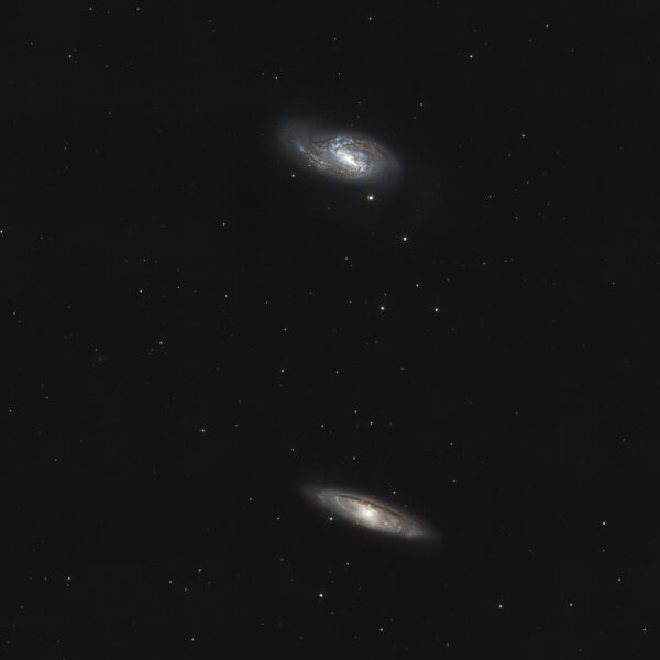Messier 65 & Messier 66 – Das Leo-Triplett ist nach einem Jahr komplett