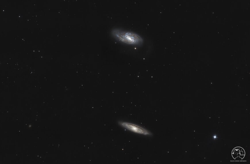 M65 & M66 – Das Leo-Triplett ist nach einem Jahr komplett