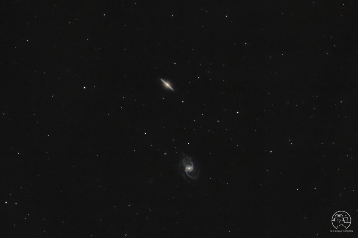 NGC 5905 und NGC 5908: Ein Blick in die Zukunft unserer Heimat