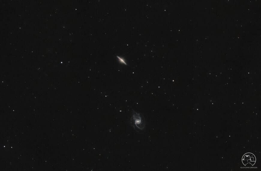 NGC 5905 und NGC 5908: Ein Blick in die Zukunft unserer Heimat
