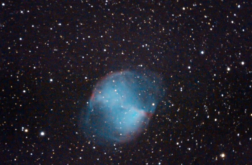 Messier 27 – Viele 10s Belichtungen