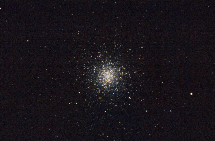 Messier 03 – Drei Minuten Testbild bei Vollmond