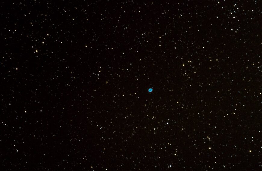 Messier 57 – Ringnebel im Intervalometer-Versuch