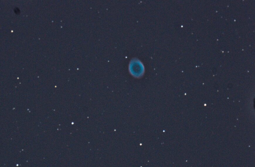 Messier 57 – 14 Zoll und Azimut Guidingtest