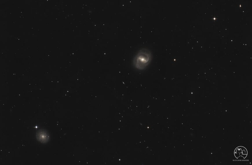 Messier 91 & NGC 4571 – Ein ungleiches Galaxien-Duo im Haar der Berenike
