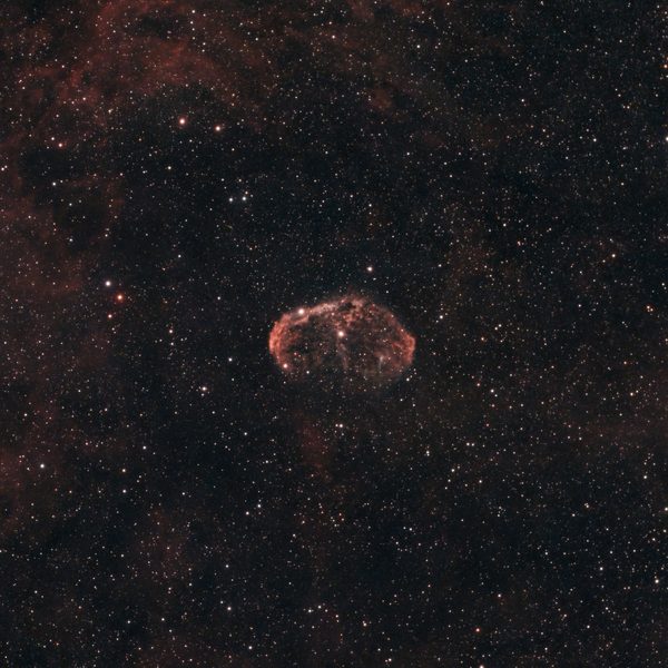 NGC 6888 – Der Sichelnebel im Sternbild Schwan