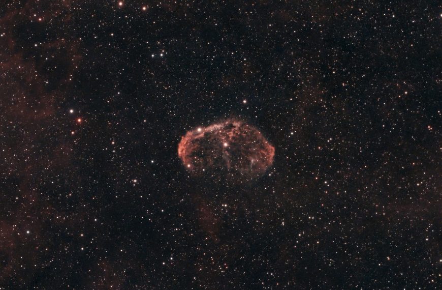 NGC 6888 – Der Sichelnebel im Sternbild Schwan