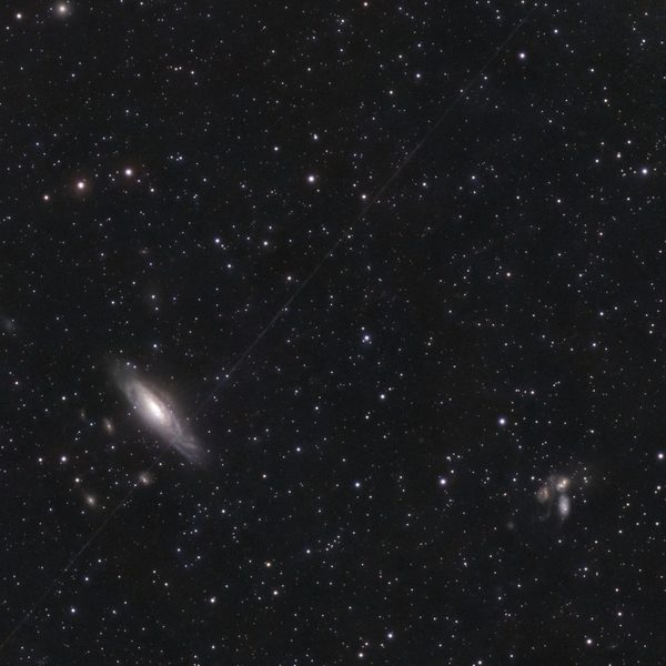 NGC 7331 – Die Milchstraßen-Zwillingsgalaxie und Stephans Quintett im Seestar S50 Pro
