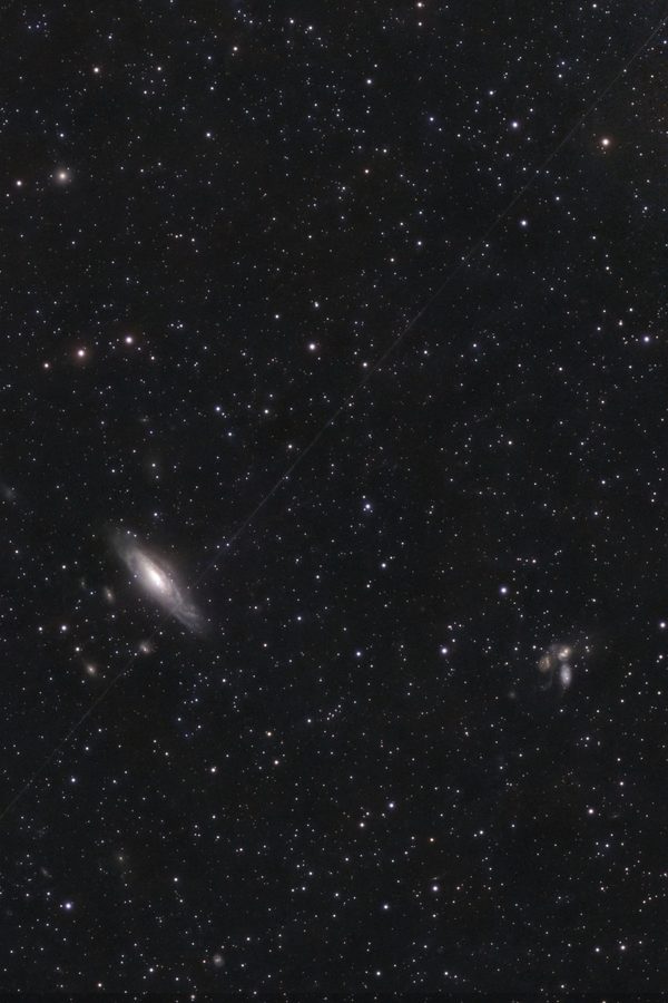NGC 7331 – Die Milchstraßen-Zwillingsgalaxie und Stephans Quintett im Seestar S50 Pro