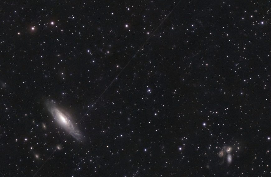 NGC 7331 – Die Milchstraßen-Zwillingsgalaxie und Stephans Quintett im Seestar S50 Pro