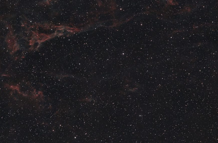 NGC 6960, NGC 6992 & Co. – Der komplette Cirrusnebel im Schwan (Seestar)